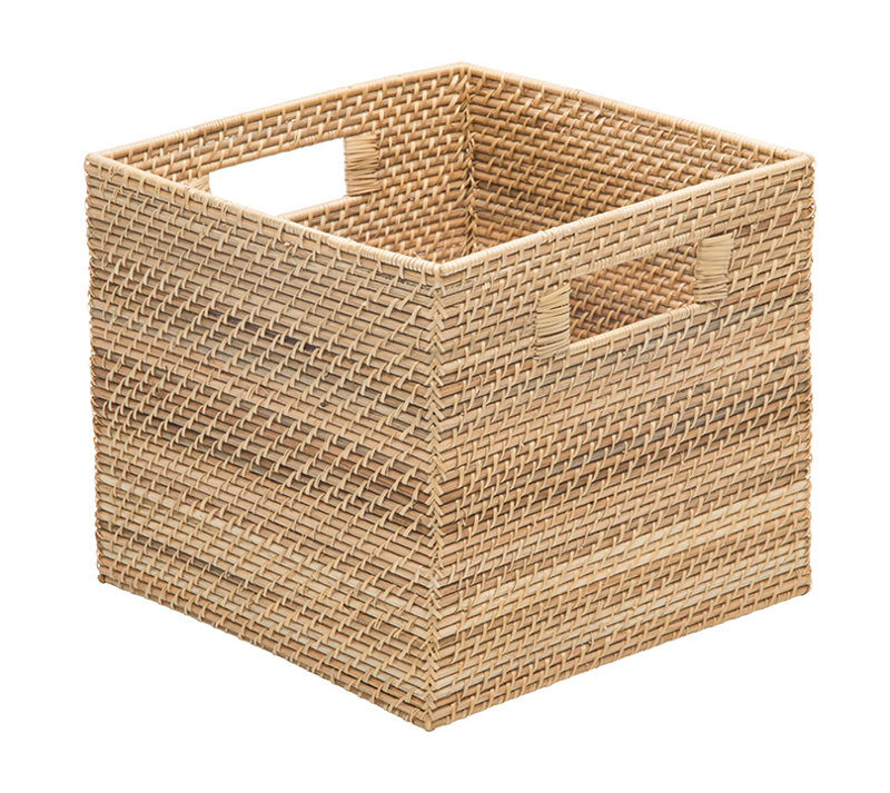 Rectangle Coastal Rattan Storage Basket & Reviews Joss & Main